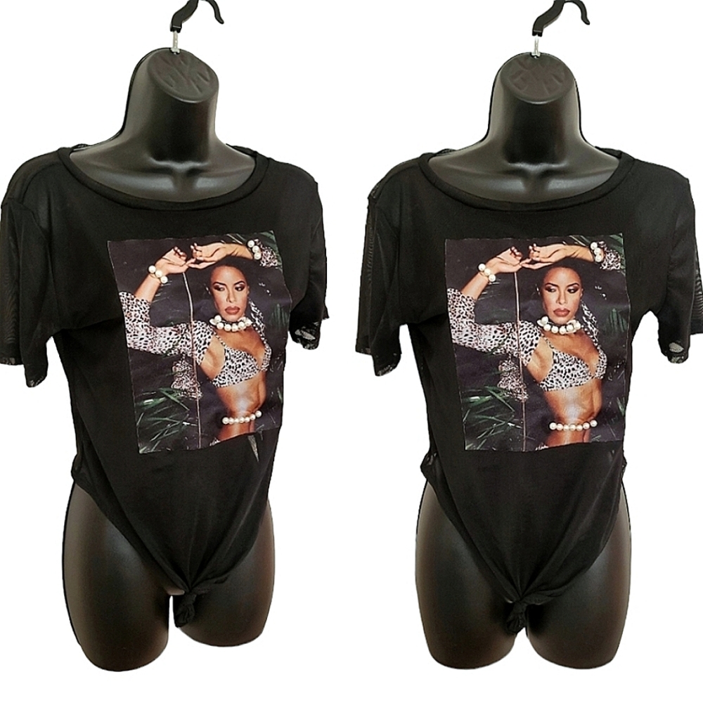 💎Akira Black Short Sleeve Aaliyah Blouse💎